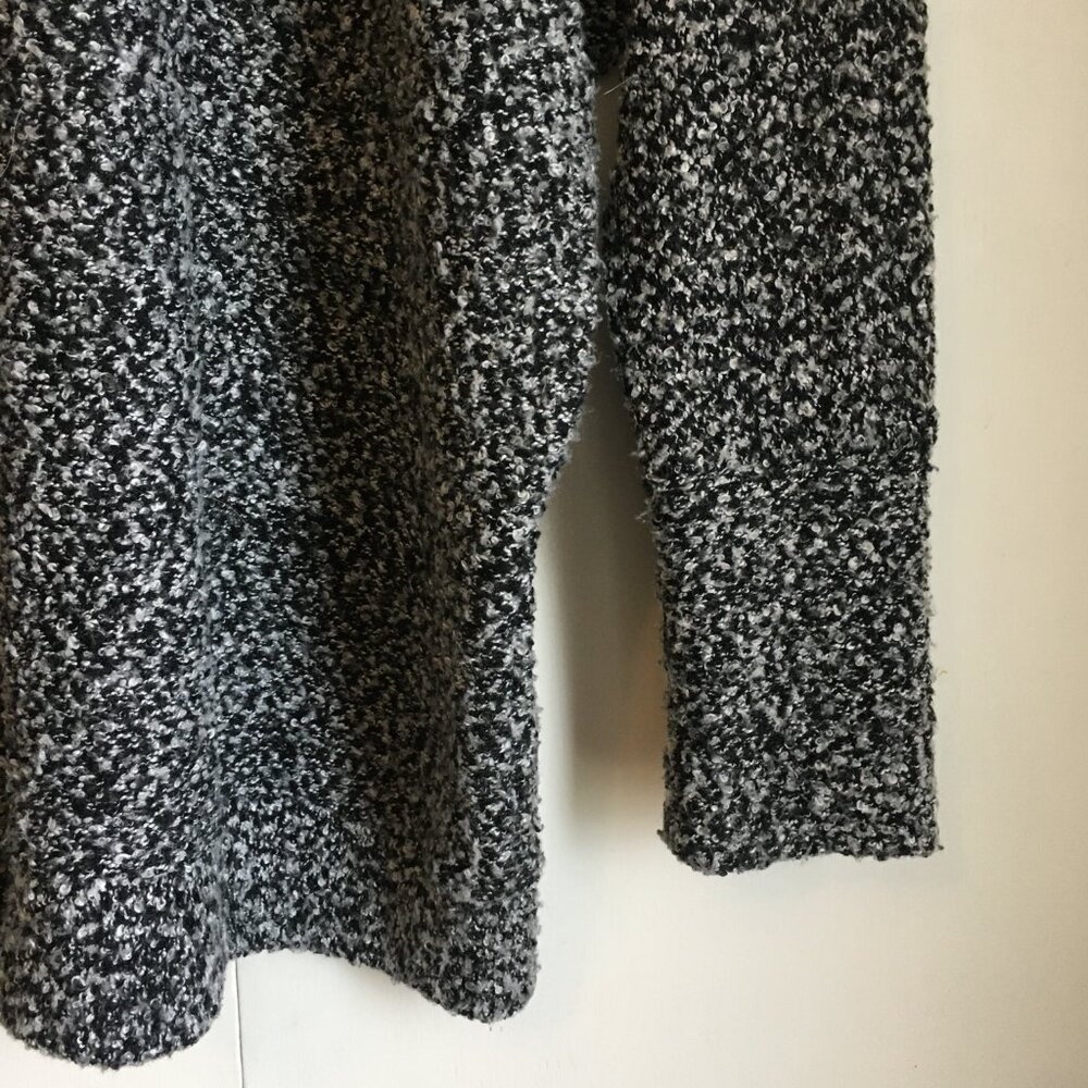 Salt and Pepper Fuzzy Nubby Knit Oversized Sweater XL - Picture 7 of 13